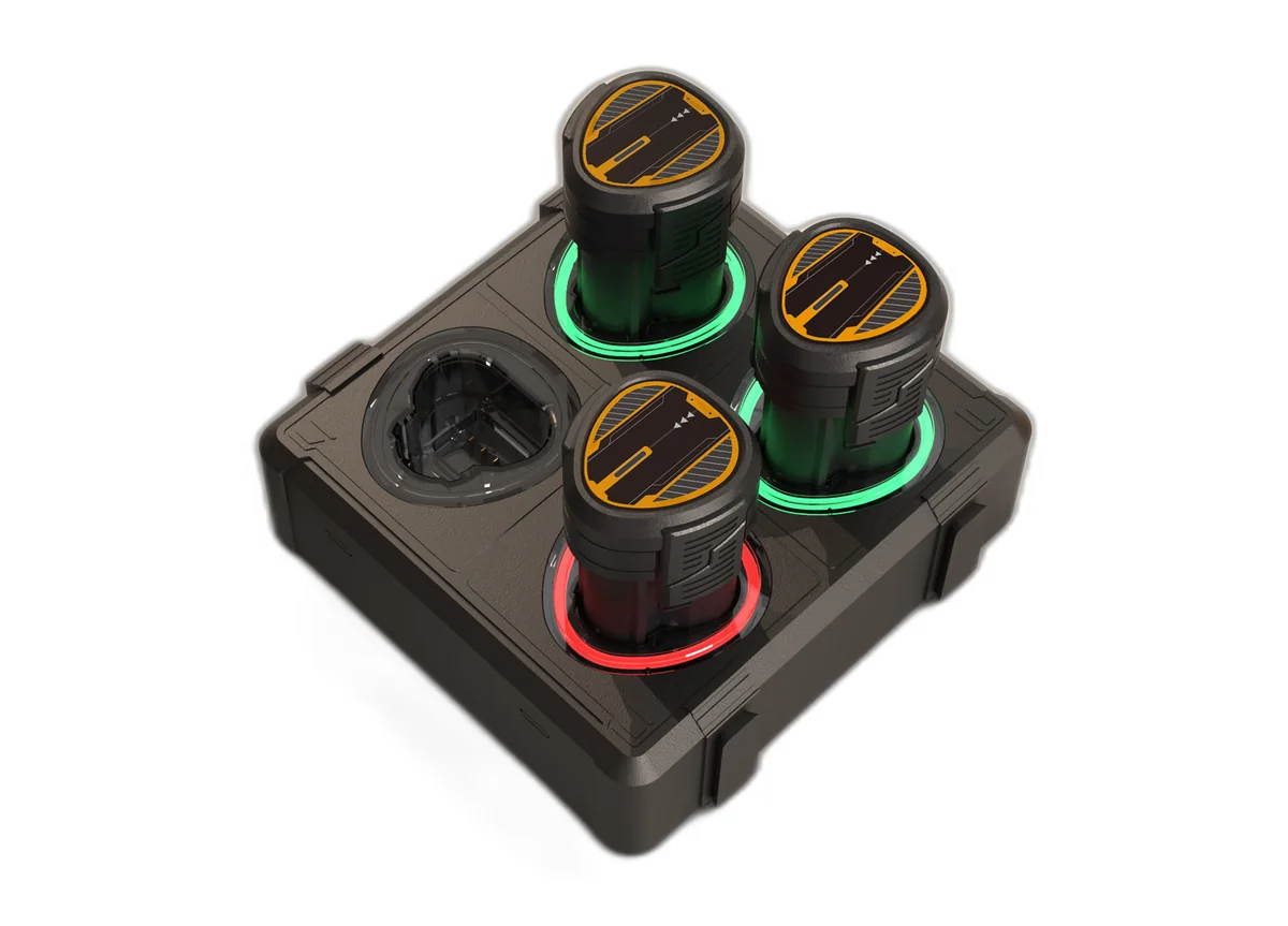 Urovo 4 Bay Battery Charger